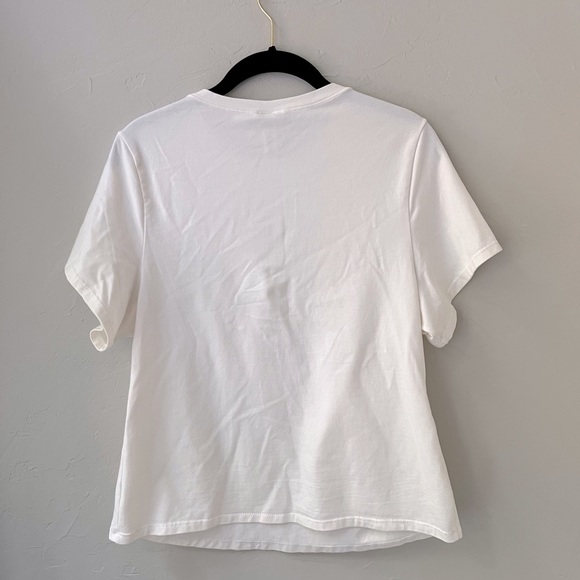 🤍SKIMS COTTON JERSEY T-SHIRT IN MARBLE XS S - Picture 2 of 4